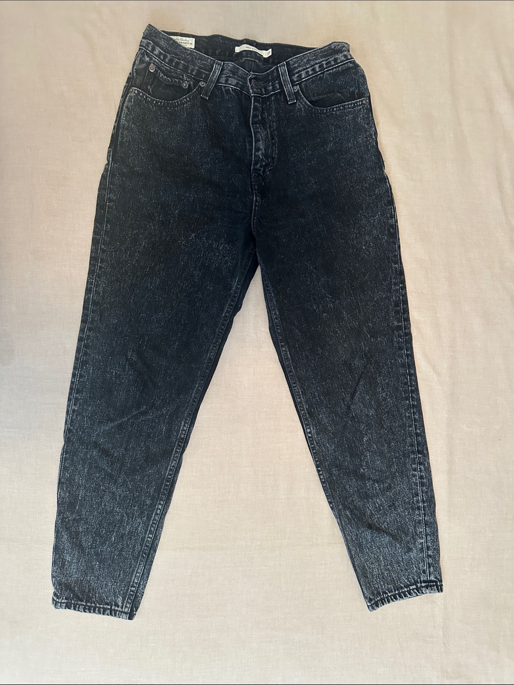 Premium Black Mom Jean Women W27